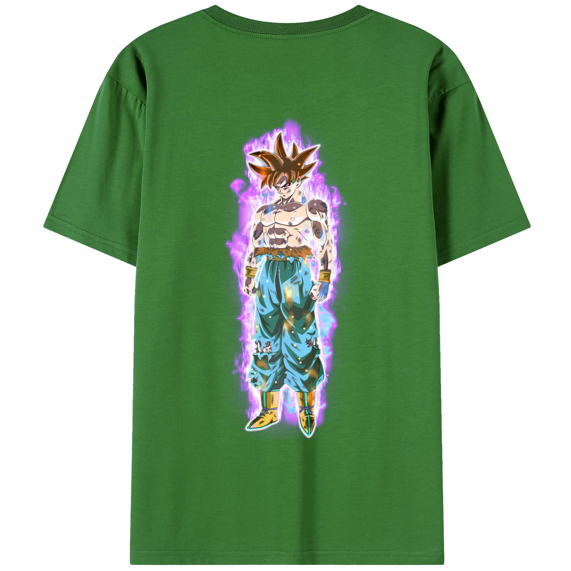 （画像用） ドラゴンボール 孫悟空（そん ごくう）Son Goku カカロット DRAGON BALL Kakarotto レディース半袖Tシャツ(バックプリント)